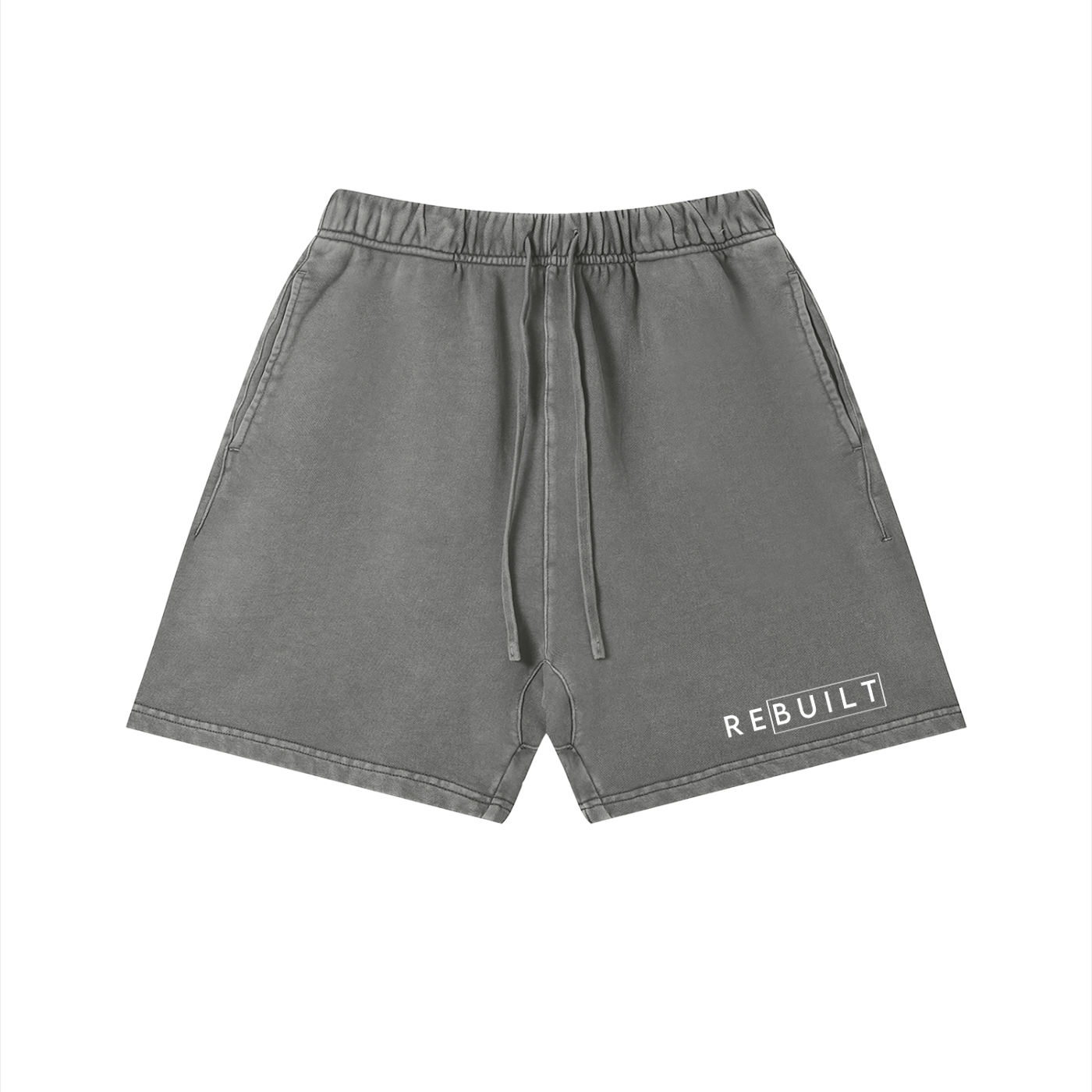 ReBuilt | Unisex Vintage Wash Cotton Shorts