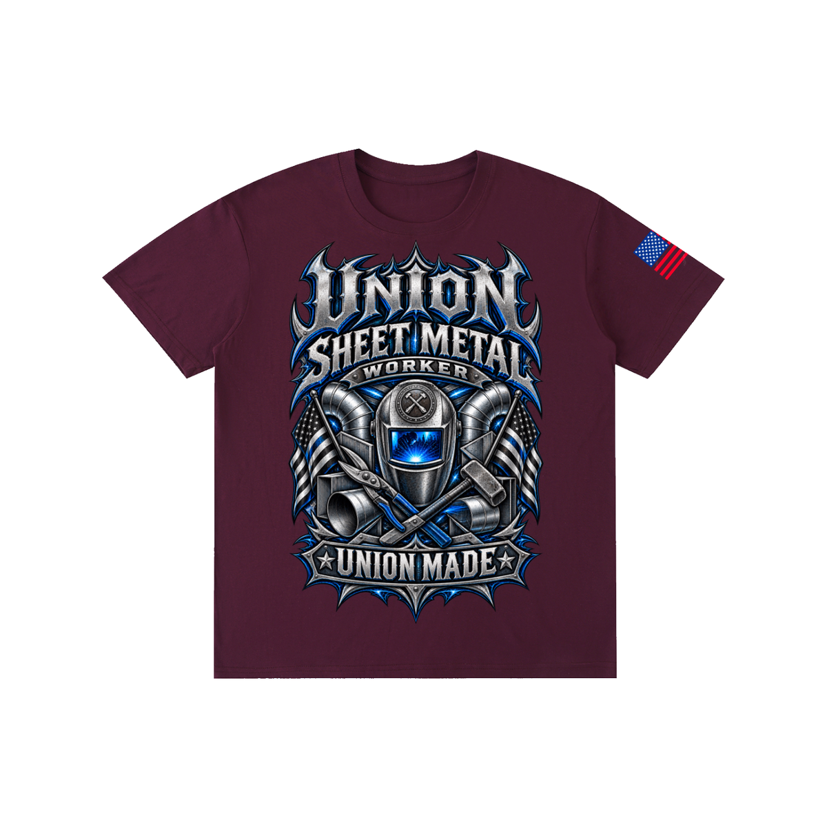 Union Sheet Metal Worker | Pure Cotton Unisex T-Shirt