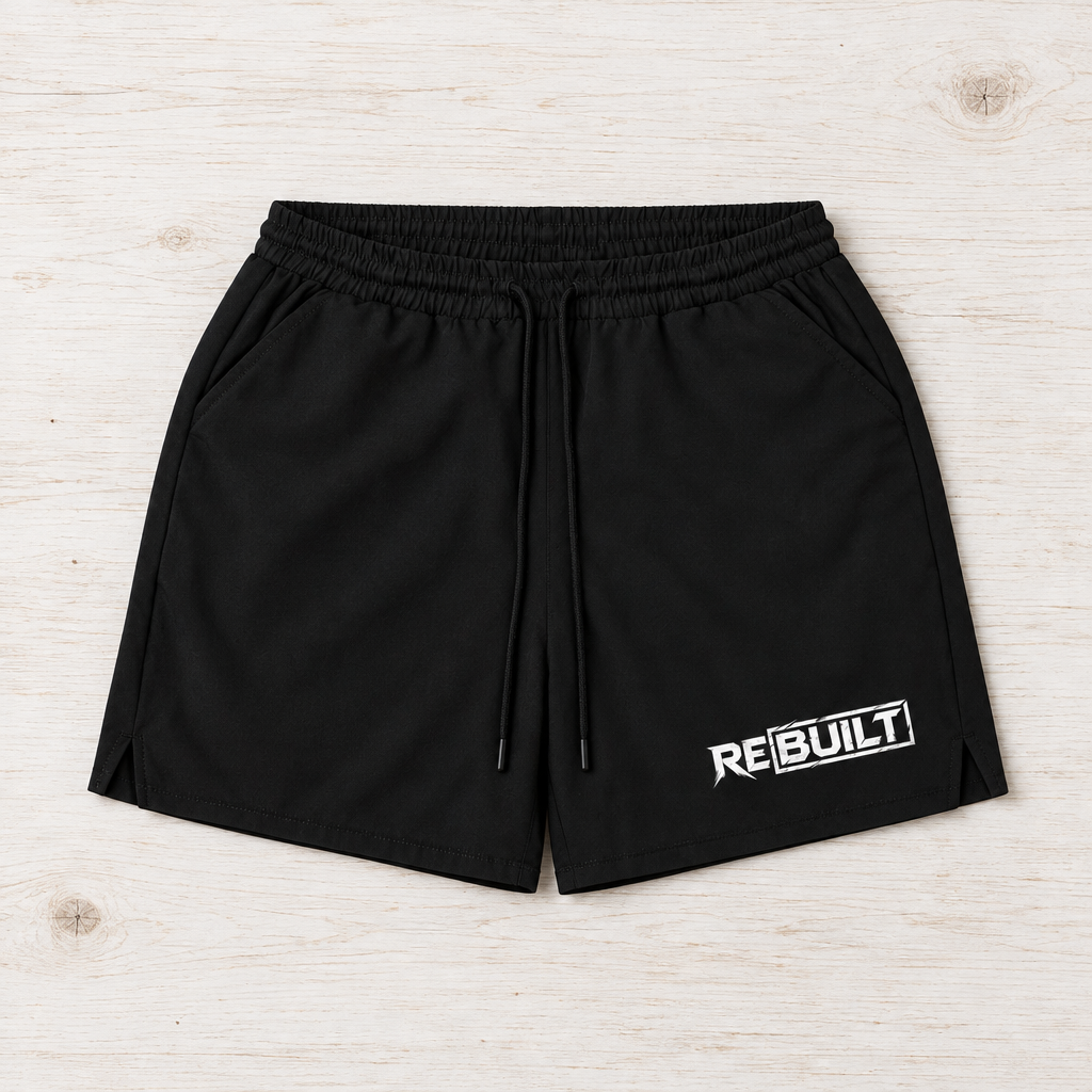 Rebuilt | Men's Pocketed Compression-Lined Performance Shorts
