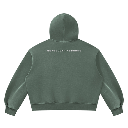 Rebuilt | Unisex Vintage Wash Boxy Fleece Hoodie