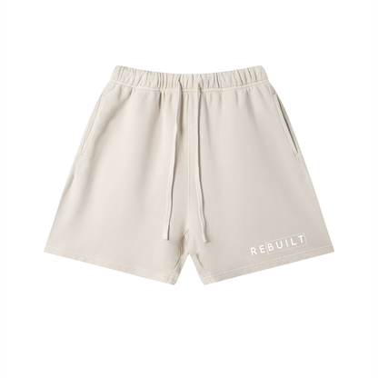 ReBuilt | Unisex Vintage Wash Cotton Shorts