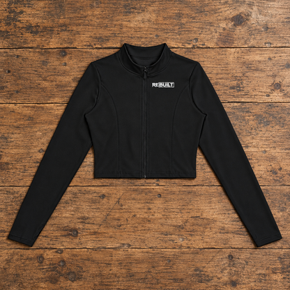Rebuilt | Women’s Crop Yoga Sports Jacket