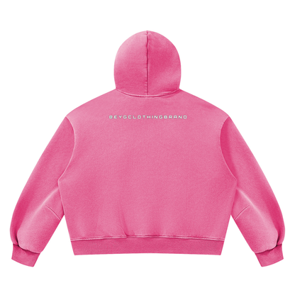 Rebuilt | Unisex Vintage Wash Boxy Fleece Hoodie