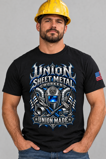 Union Sheet Metal Worker | Pure Cotton Unisex T-Shirt