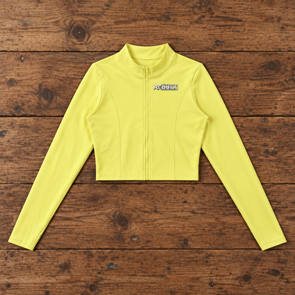 Rebuilt | Women’s Crop Yoga Sports Jacket