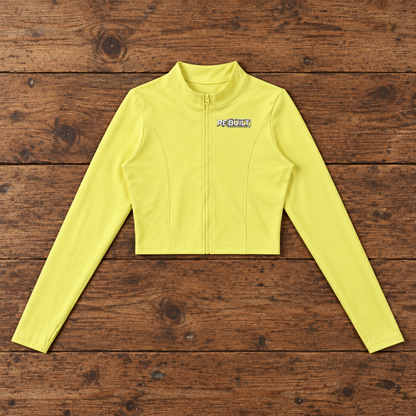 Rebuilt | Women’s Crop Yoga Sports Jacket