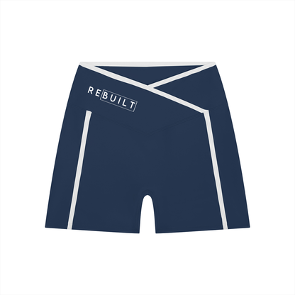 ReBuilt | Women’s High Rise Color Block Yoga Shorts