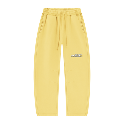 Rebuilt | Unisex Vintage Wash Barrel Leg Fleece Sweatpants