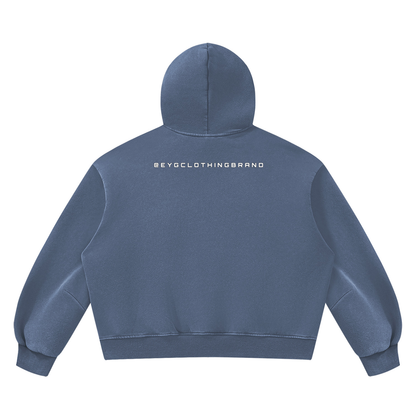 Rebuilt | Unisex Vintage Wash Boxy Fleece Hoodie