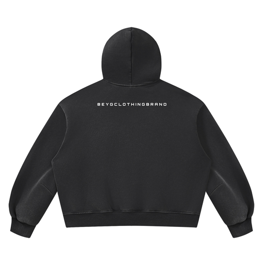 Rebuilt | Unisex Vintage Wash Boxy Fleece Hoodie