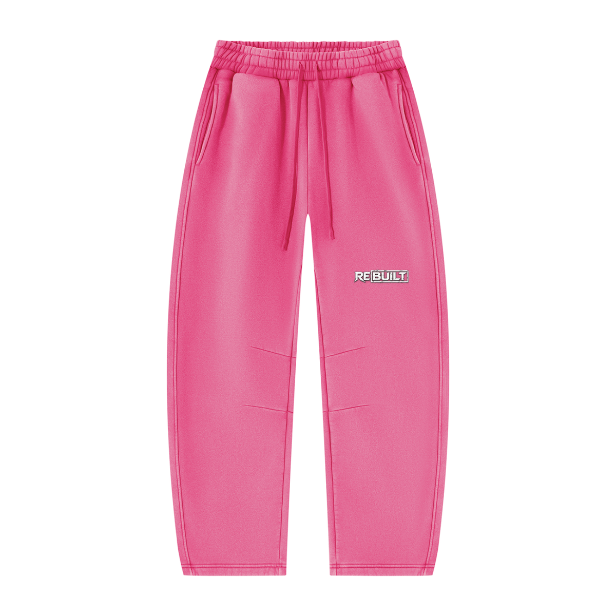 Rebuilt | Unisex Vintage Wash Barrel Leg Fleece Sweatpants