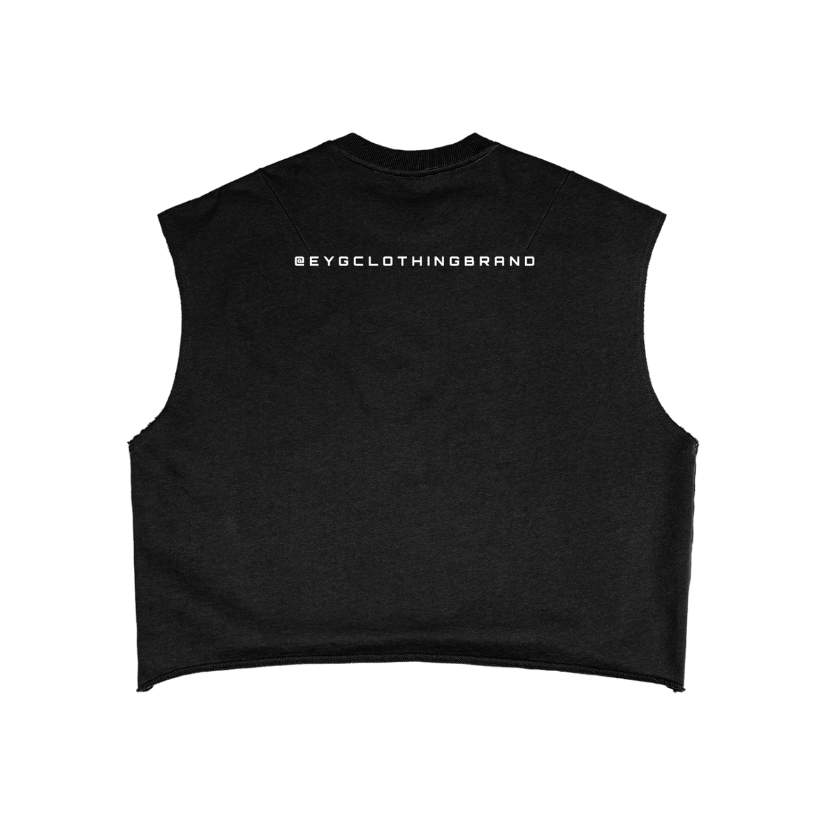 E.Y.G | Red | French Terry Boxy Tank Top