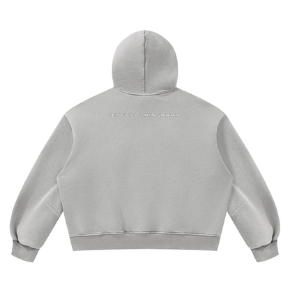 Rebuilt | Unisex Vintage Wash Boxy Fleece Hoodie