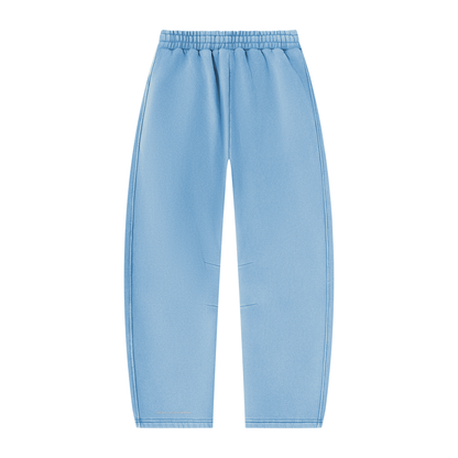 Rebuilt | Unisex Vintage Wash Barrel Leg Fleece Sweatpants