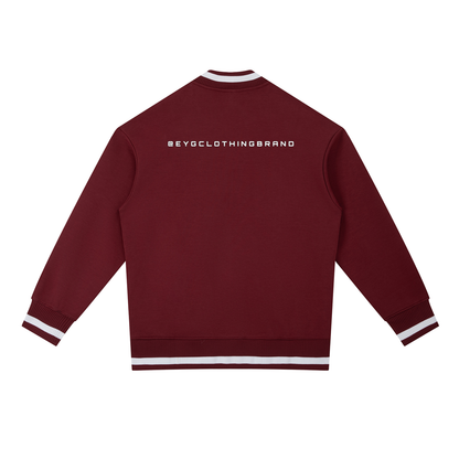 Rebuilt | Contrast Piping Zip Bomber Jacket