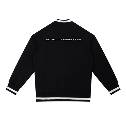 Rebuilt | Contrast Piping Zip Bomber Jacket