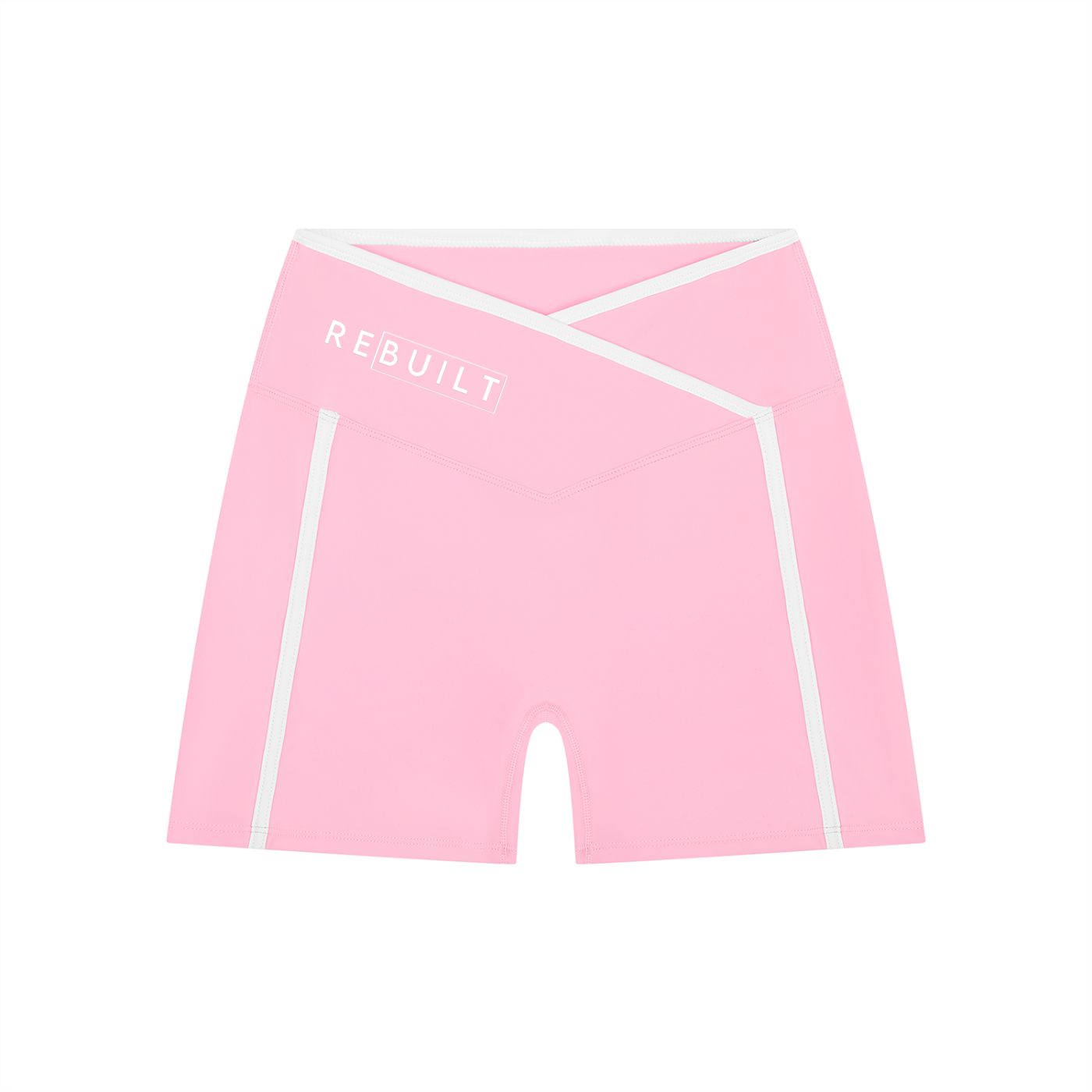 ReBuilt | Women’s High Rise Color Block Yoga Shorts