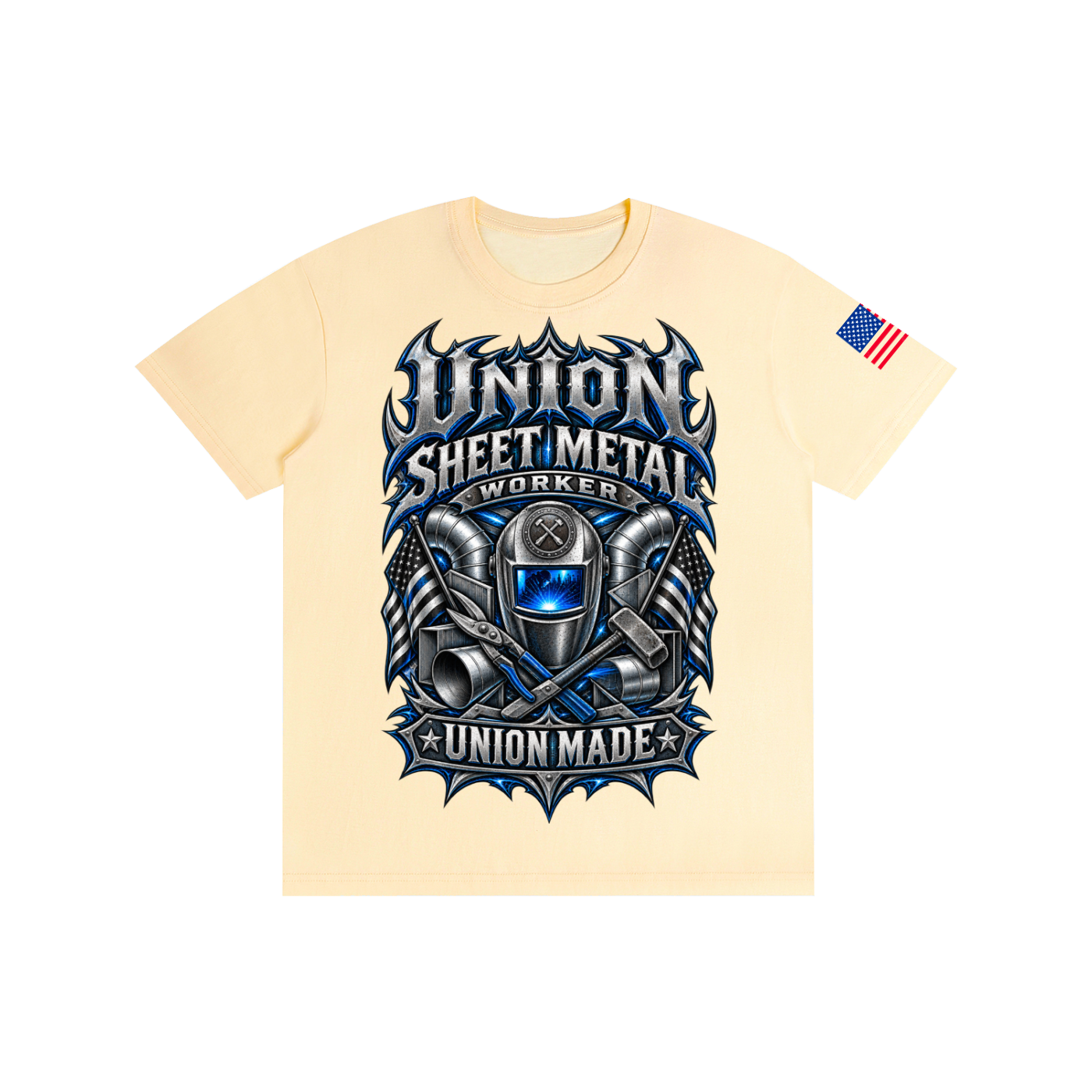Union Sheet Metal Worker | Pure Cotton Unisex T-Shirt