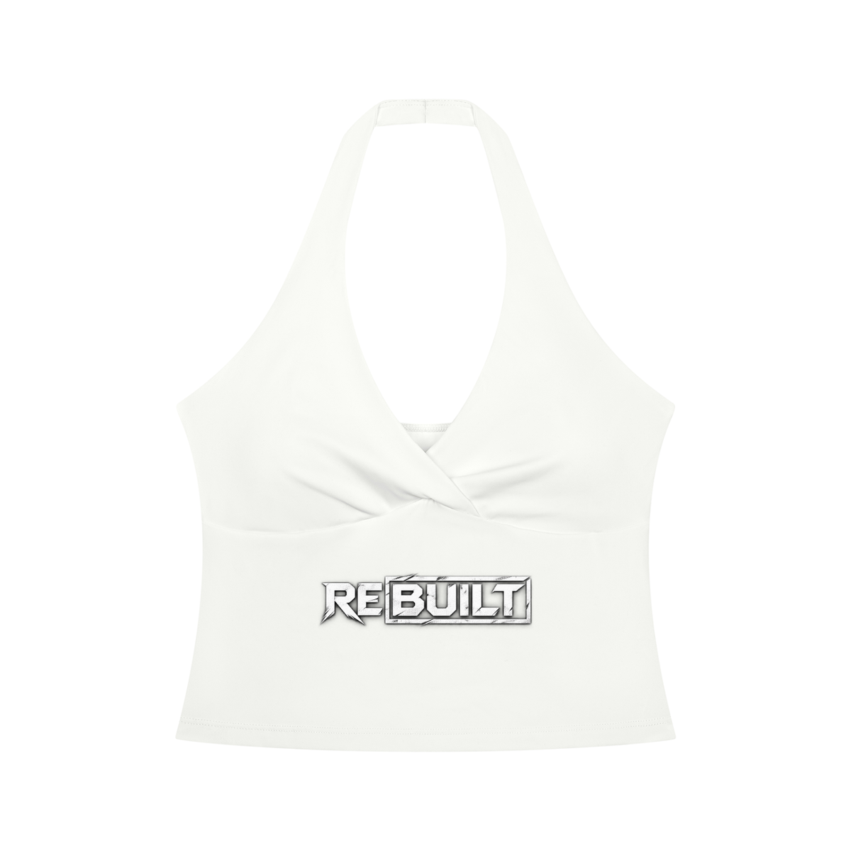 Rebuilt | Women’s | Ruched Halter Yoga Tank Top