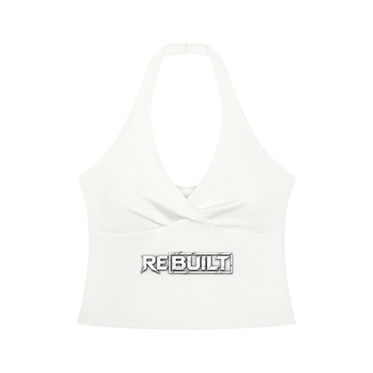 Rebuilt | Women’s | Ruched Halter Yoga Tank Top