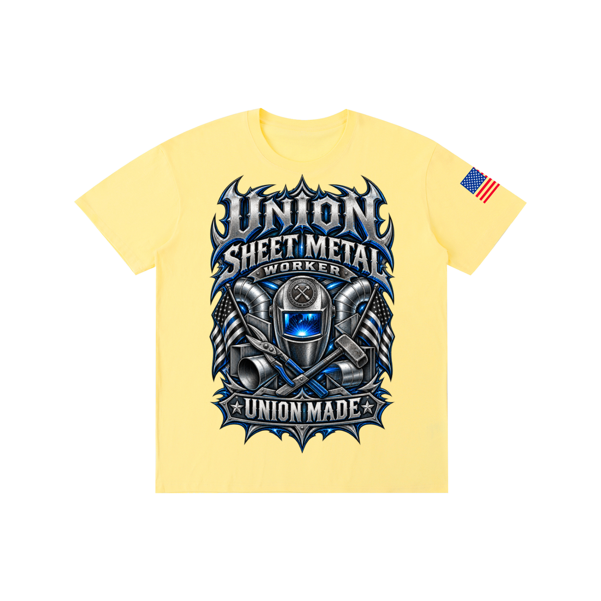 Union Sheet Metal Worker | Pure Cotton Unisex T-Shirt