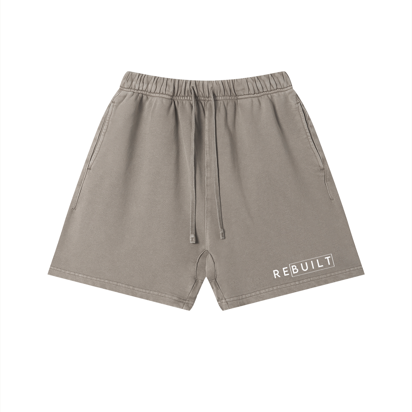 ReBuilt | Unisex Vintage Wash Cotton Shorts