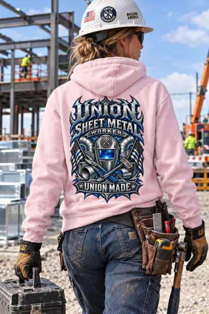 Union Sheet Metal Worker | Classic Unisex Cotton Hoodie