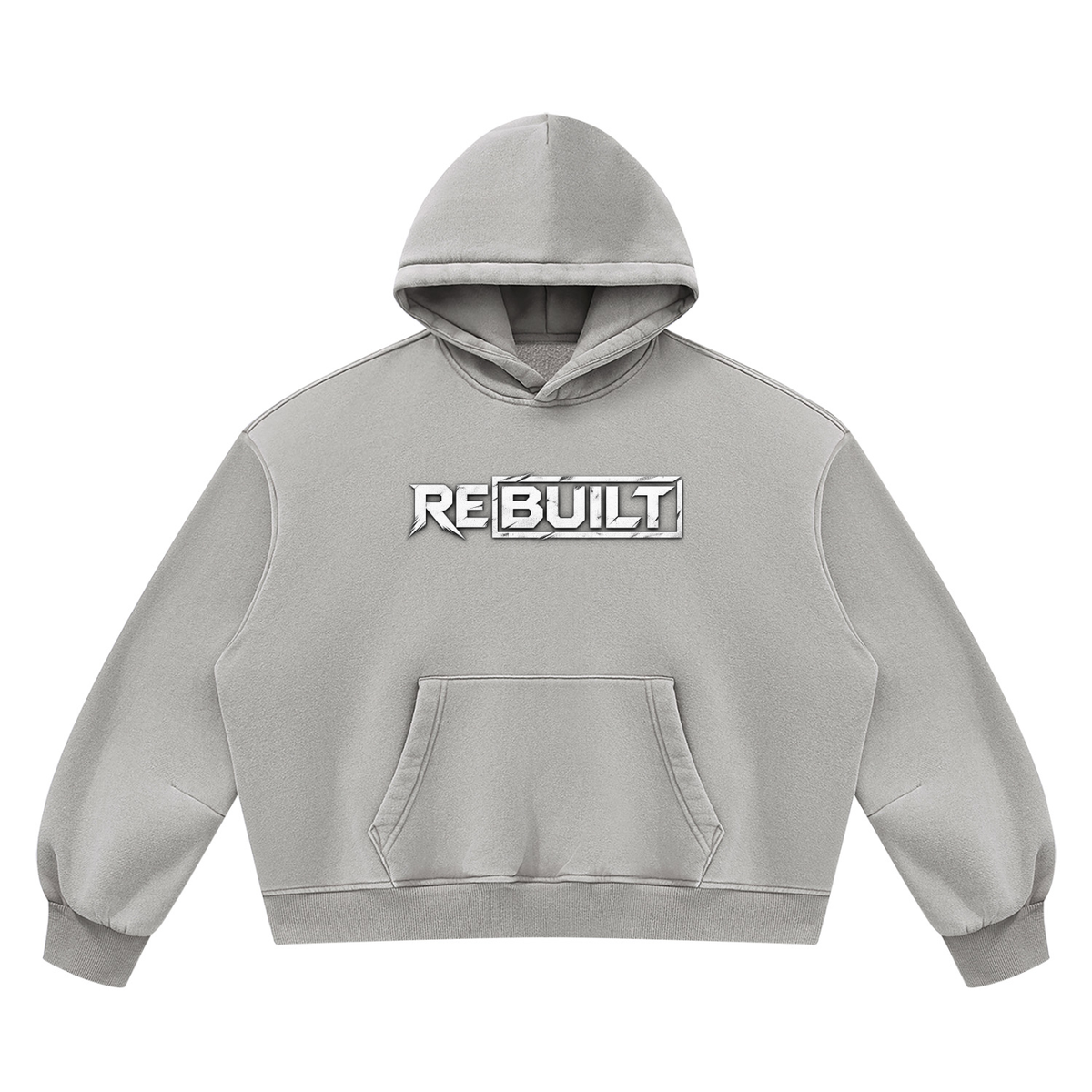 Rebuilt | Unisex Vintage Wash Boxy Fleece Hoodie