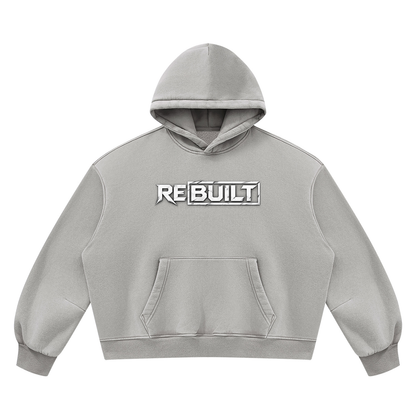 Rebuilt | Unisex Vintage Wash Boxy Fleece Hoodie