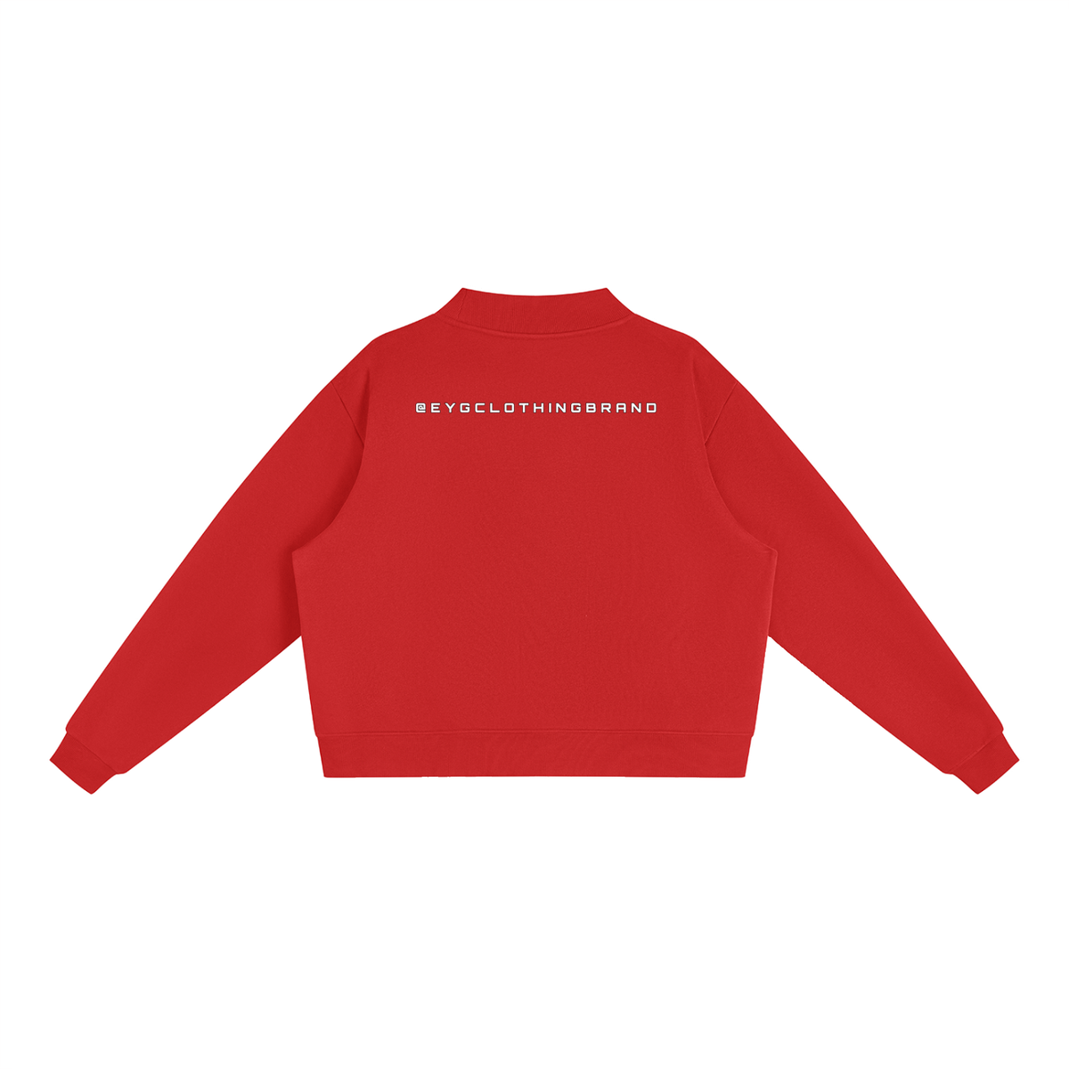 Rebuilt | Womens | Essential Fleece Mock-Neck Crew Sweatshirt
