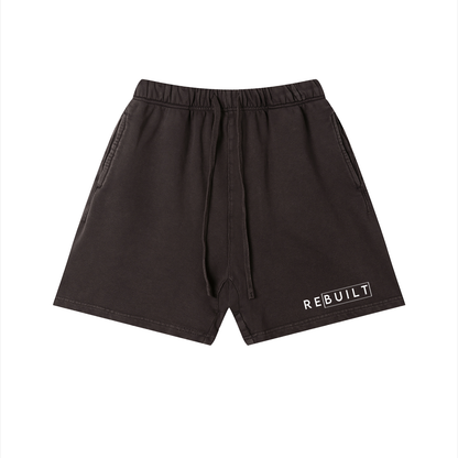 ReBuilt | Unisex Vintage Wash Cotton Shorts