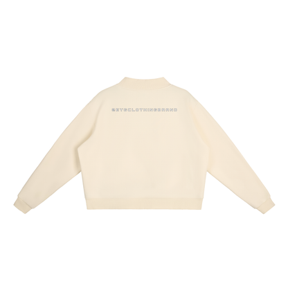 Rebuilt | Womens | Essential Fleece Mock-Neck Crew Sweatshirt