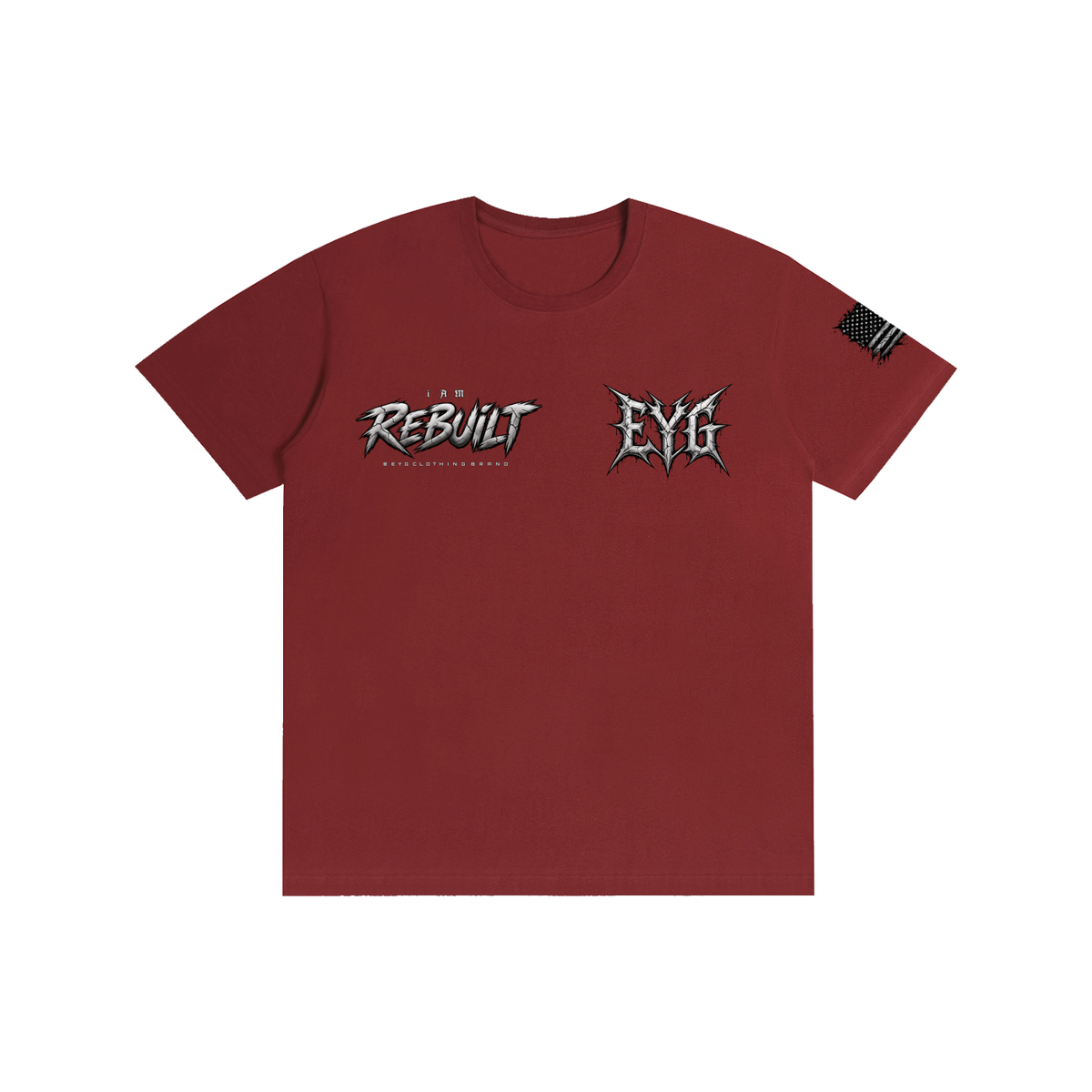 Rebuilt | EYG | Flag | Pure Cotton Unisex T-Shirt