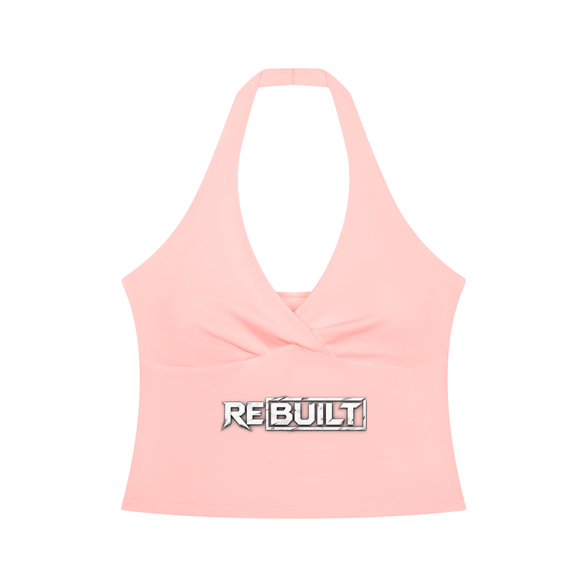 Rebuilt | Women’s | Ruched Halter Yoga Tank Top