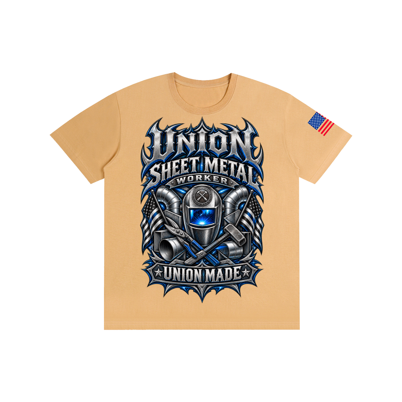 Union Sheet Metal Worker | Pure Cotton Unisex T-Shirt