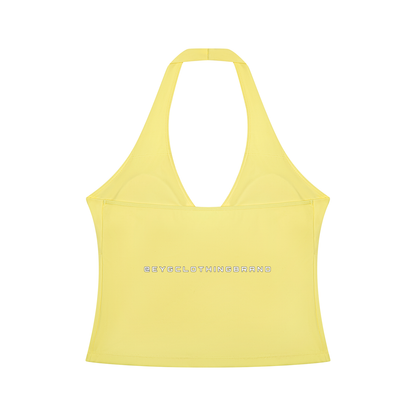 Rebuilt | Women’s | Ruched Halter Yoga Tank Top