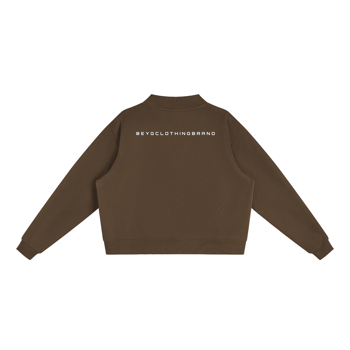 Rebuilt | Womens | Essential Fleece Mock-Neck Crew Sweatshirt