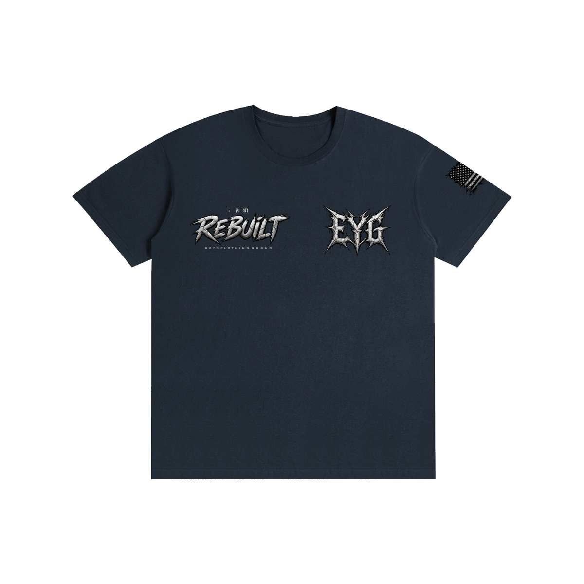 Rebuilt | EYG | Flag | Pure Cotton Unisex T-Shirt