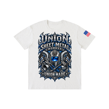 Union Sheet Metal Worker | Pure Cotton Unisex T-Shirt