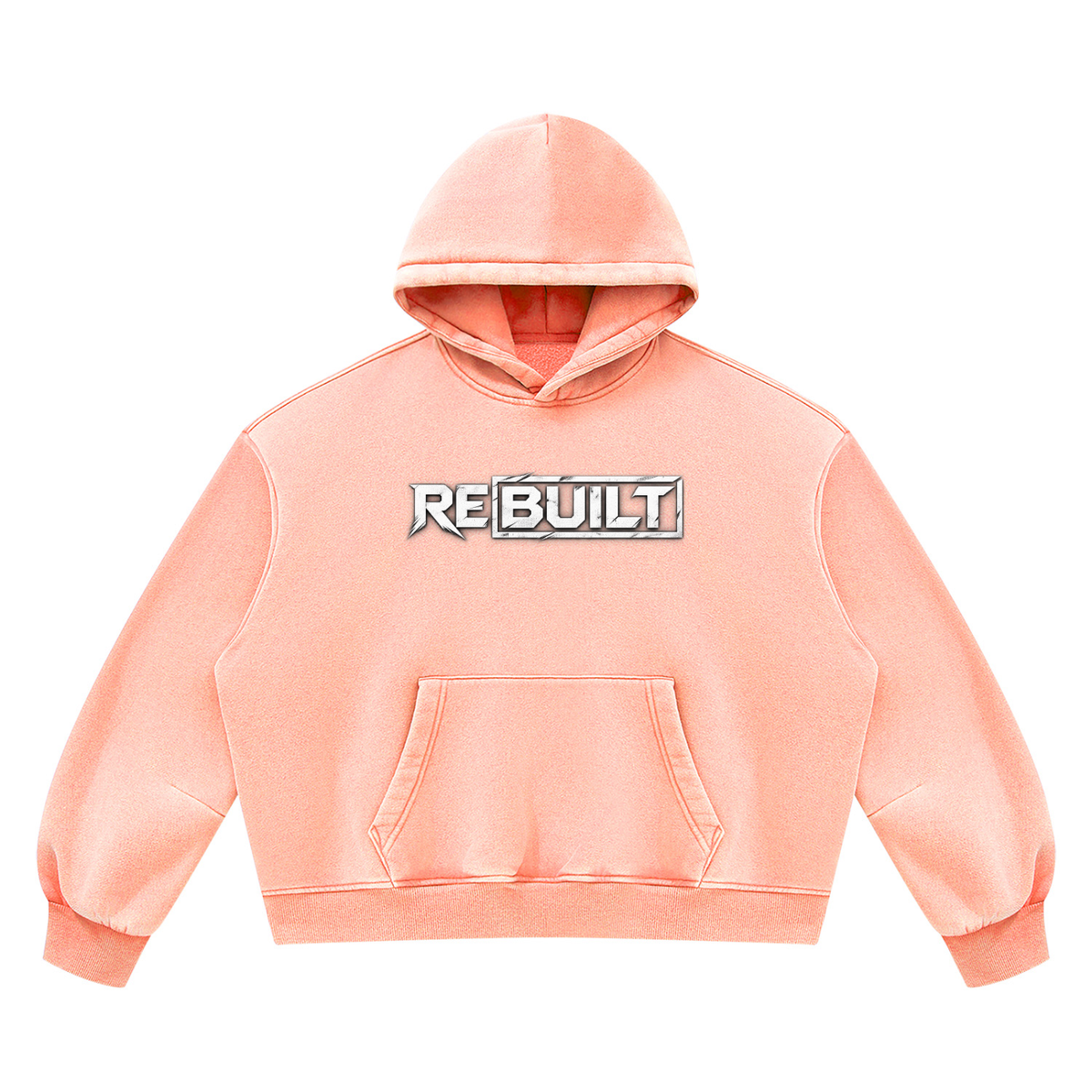 Rebuilt | Unisex Vintage Wash Boxy Fleece Hoodie