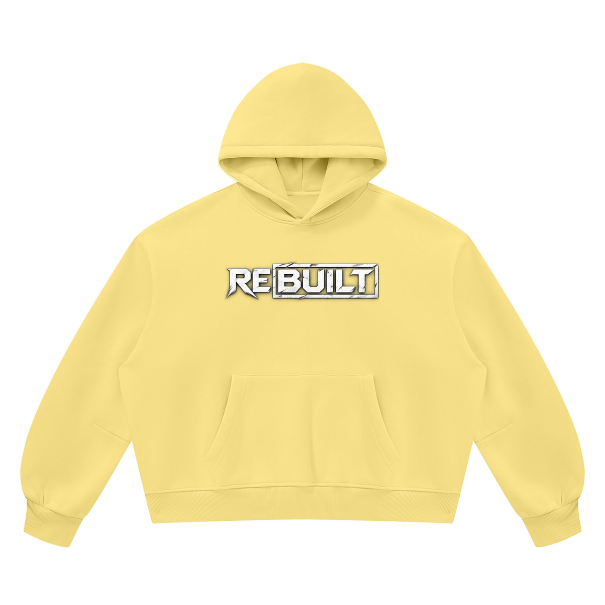 Rebuilt | Unisex Vintage Wash Boxy Fleece Hoodie