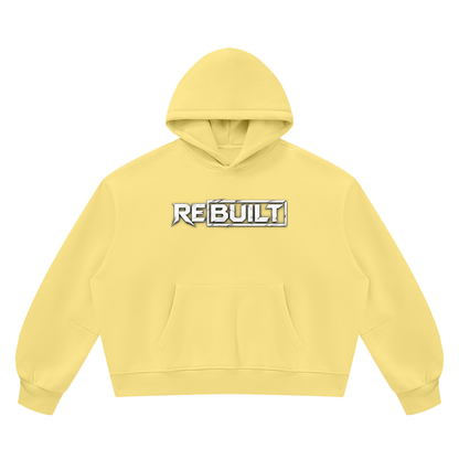 Rebuilt | Unisex Vintage Wash Boxy Fleece Hoodie
