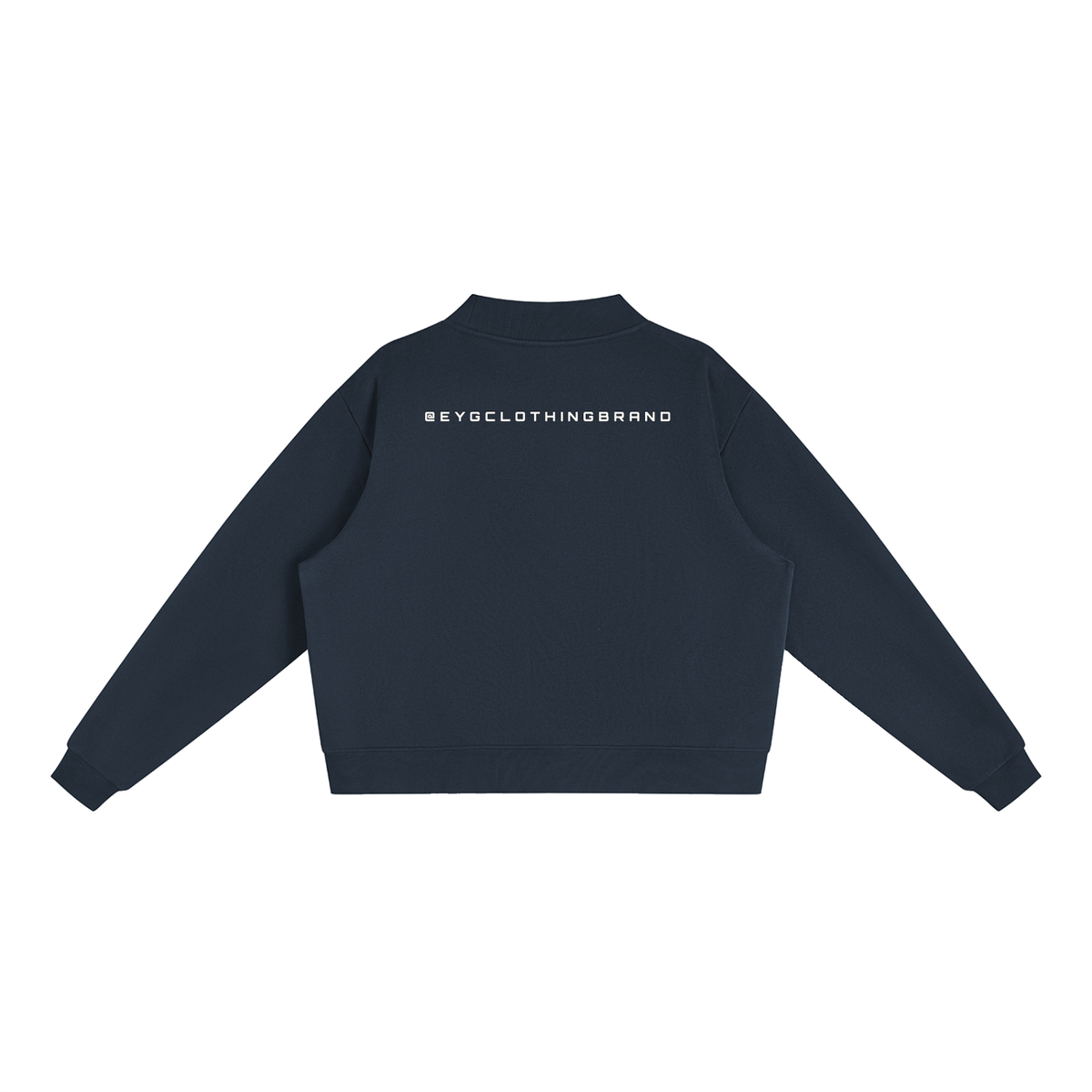 Rebuilt | Womens | Essential Fleece Mock-Neck Crew Sweatshirt