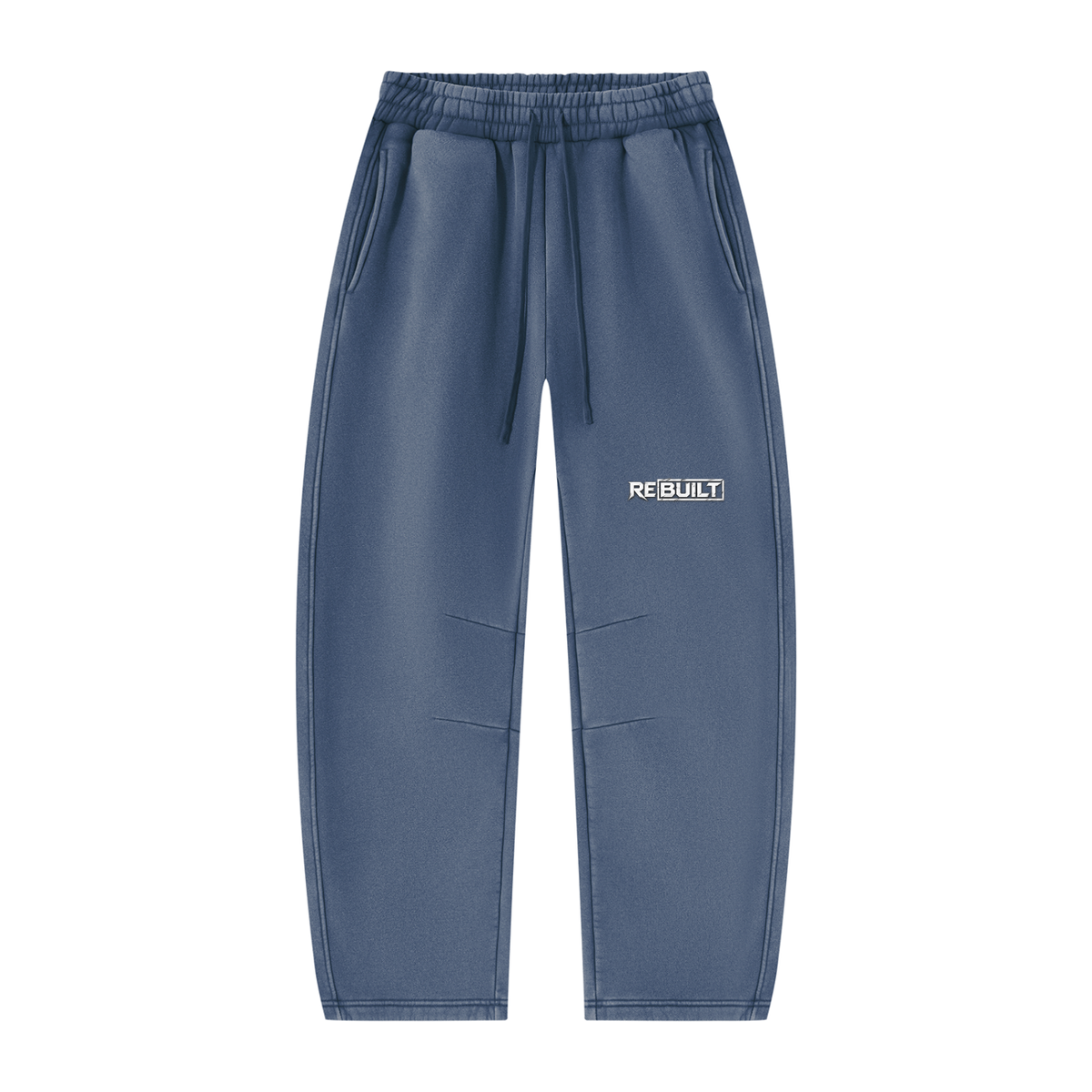 Rebuilt | Unisex Vintage Wash Barrel Leg Fleece Sweatpants