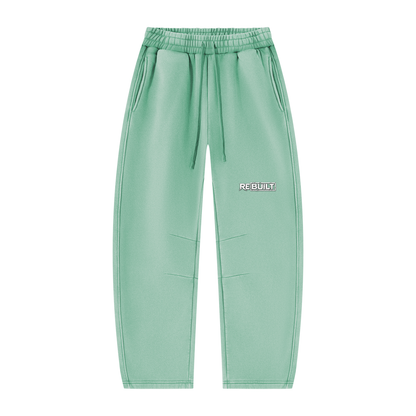Rebuilt | Unisex Vintage Wash Barrel Leg Fleece Sweatpants