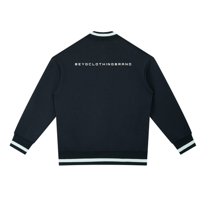 Rebuilt | Contrast Piping Zip Bomber Jacket