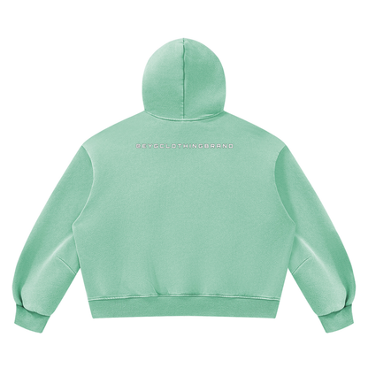 Rebuilt | Unisex Vintage Wash Boxy Fleece Hoodie