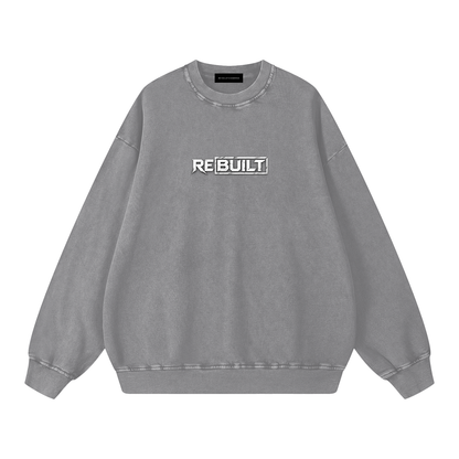 Rebuilt | Fall | Snow Washed Oversized Sweatshirt