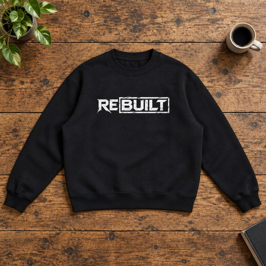 Rebuilt | Womens | Essential Fleece Mock-Neck Crew Sweatshirt