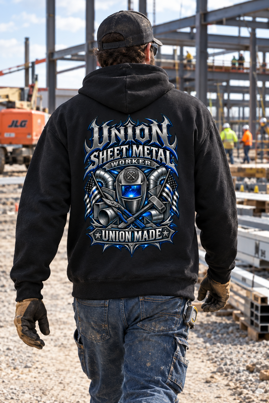 Union Sheet Metal Worker | Classic Unisex Cotton Hoodie